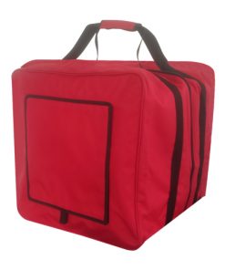 Bolso Porta uniforme 41 x 43 x 49 cms. negro/rojo