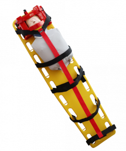 Alternative view of Tabla espinal plástica adulto - correas de sujeción - terrestre / acuática