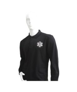 Polera Dry Fit Manga Larga Hombre Color Negro