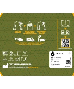 Alternative view of Parche Neumotorax Halo VENT ventilado