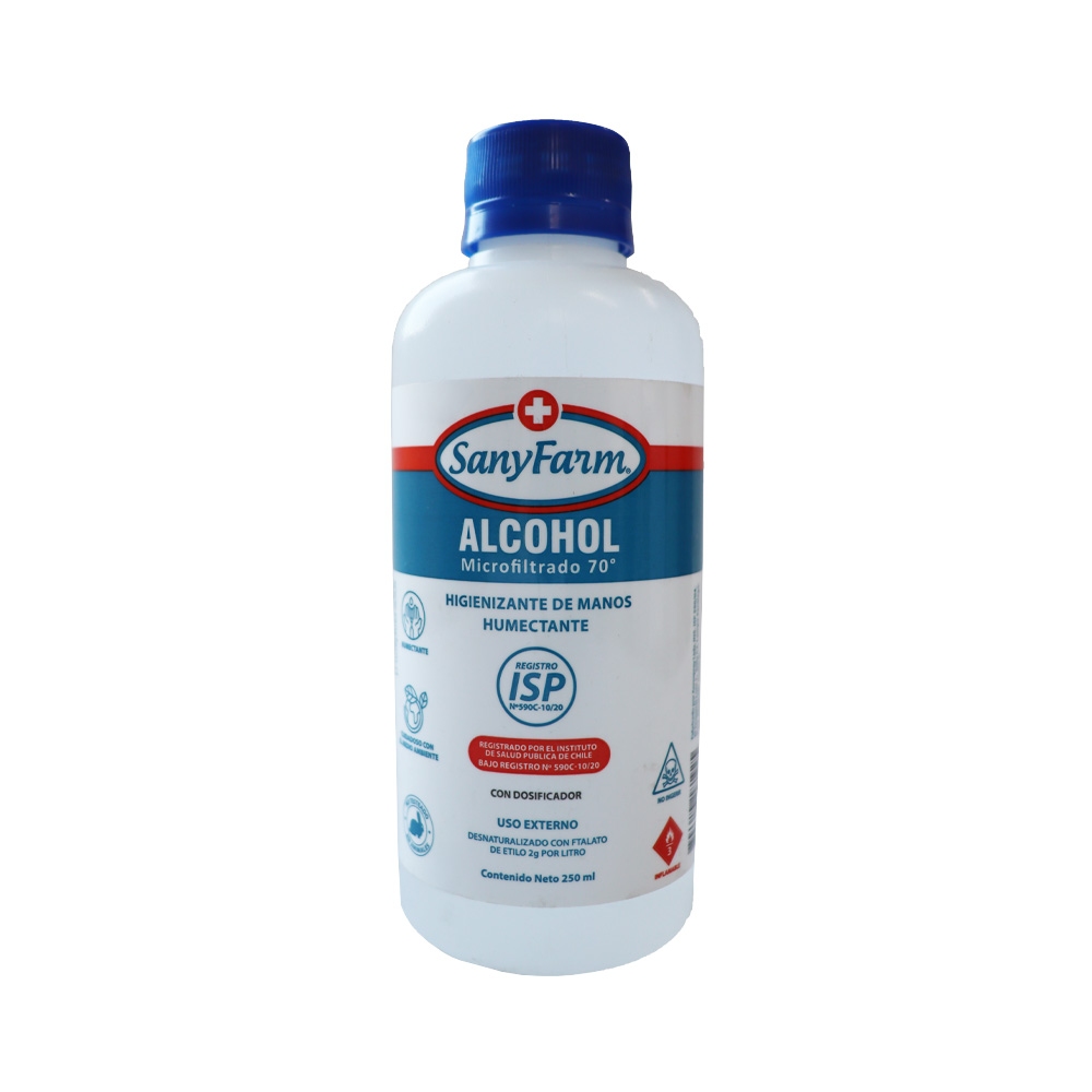 ALCOHOL 70º 250mL