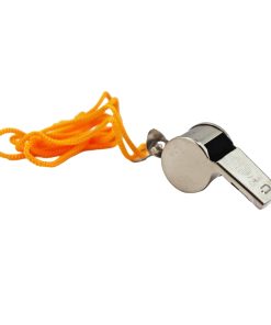 Silbato Deportivo Metalico con cordon