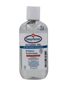 ALCOHOL GEL 70º  250mL C/BOMBA